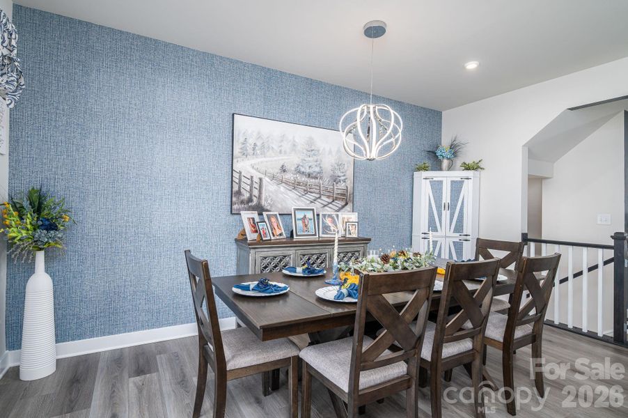 Furnished interior view inside a new home in , Gastonia (Image 12).