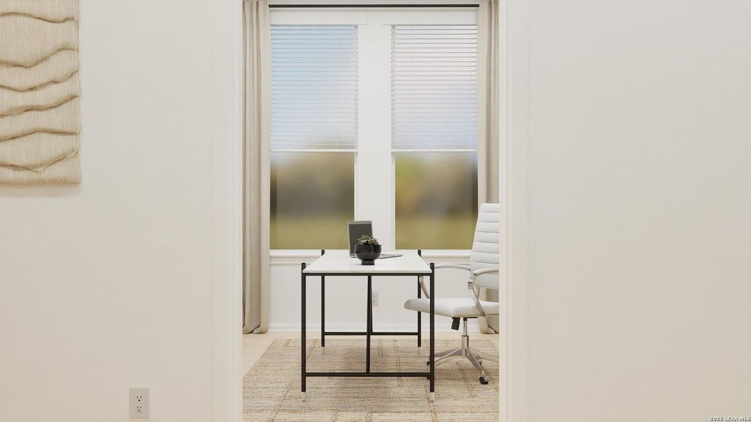Furnished interior view inside a new home in Brookmill, San Antonio (Image 31).
