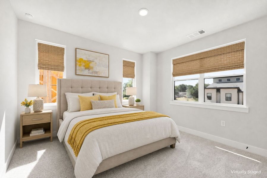 Furnished interior view inside a new home in Willow Grove Townhomes, Melissa (Image 35).
