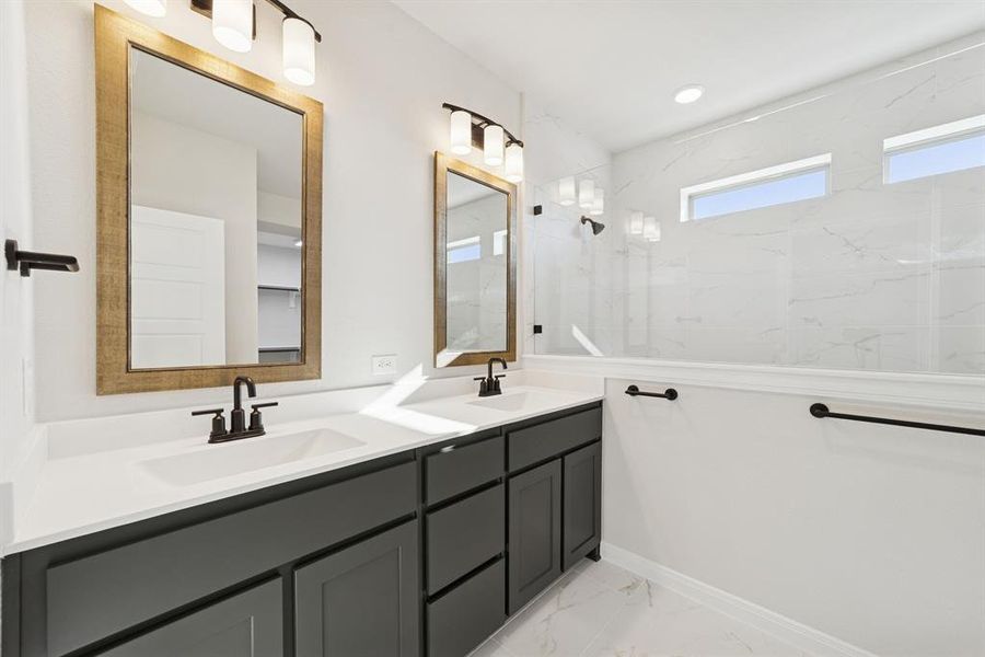 Furnished interior view inside a new home in Mantua Point Gardens, Van Alstyne (Image 13). Furnished interior view inside a new home in Mantua Point Gardens, Van Alstyne (Image 13).