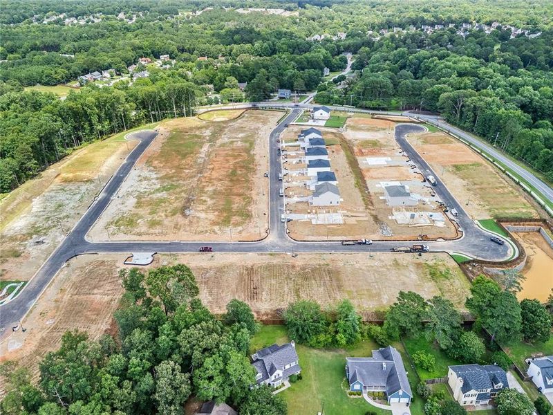 Site preparation for new homesites in Oak Grove Glen, Snellville (Image 34).