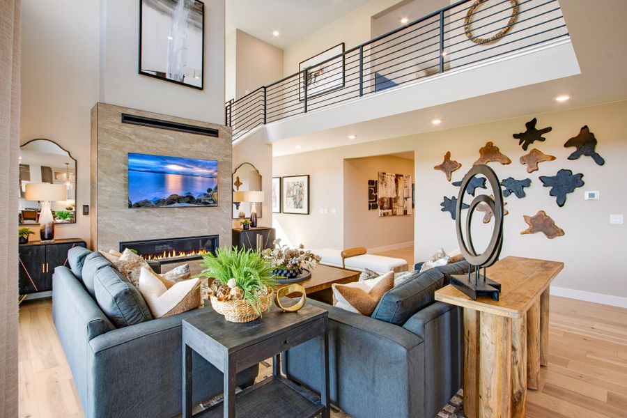 Representative furnished interior of a home built from the The Calloway by Tri Pointe Homes in Cordovan, Firestone (Image 7). Representative furnished interior of a home built from the The Calloway by Tri Pointe Homes in Cordovan, Firestone (Image 7).