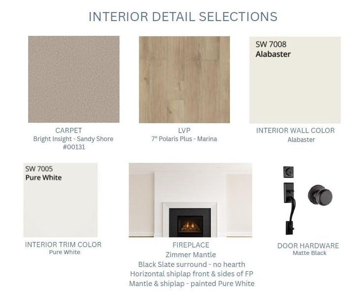 Sample of building materials used in homes in Ashbury Commons, Powder Springs (Image 11).