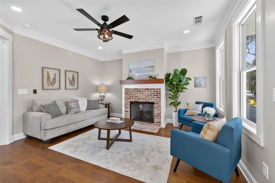 Furnished interior view inside a new home in , Covington (Image 16). Furnished interior view inside a new home in , Covington (Image 16).