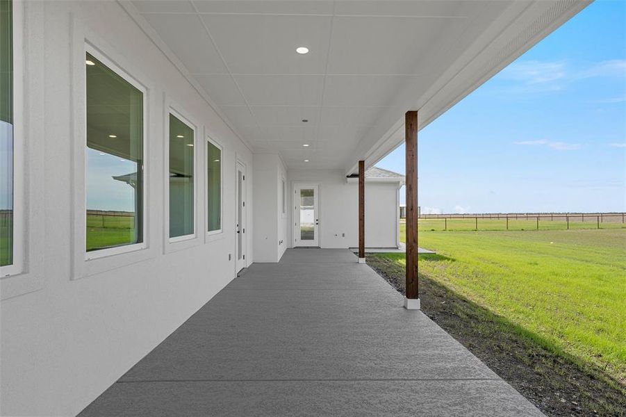 Exterior details and patio area of a home in , Woodway (Image 26). Exterior details and patio area of a home in , Woodway (Image 26).