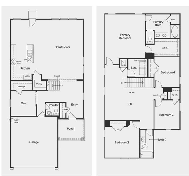 Floorplan. The office space has a closet and could be a potential 5th bedroom, if needed. Floorplan. The office space has a closet and could be a potential 5th bedroom, if needed.