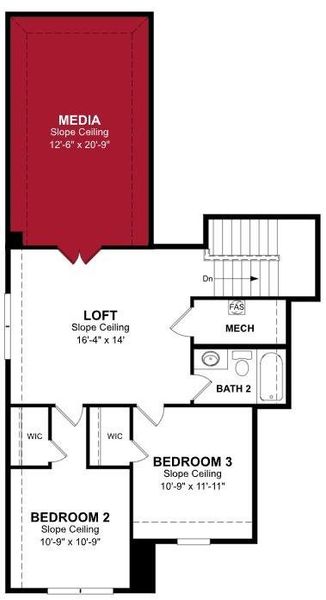 Beazer Homes Spiritas Ranch Avalon floorplan.