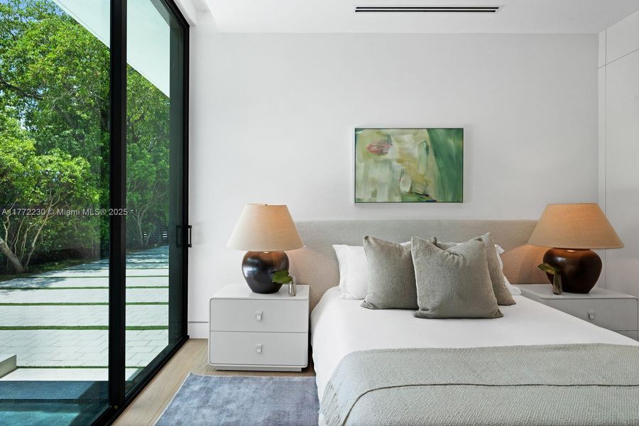 Furnished interior view inside a new home in , Miami Beach (Image 9).