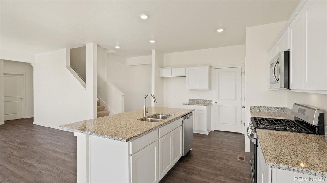 Furnished interior view inside a new home in Northridge Estates, Greeley (Image 7). Furnished interior view inside a new home in Northridge Estates, Greeley (Image 7).