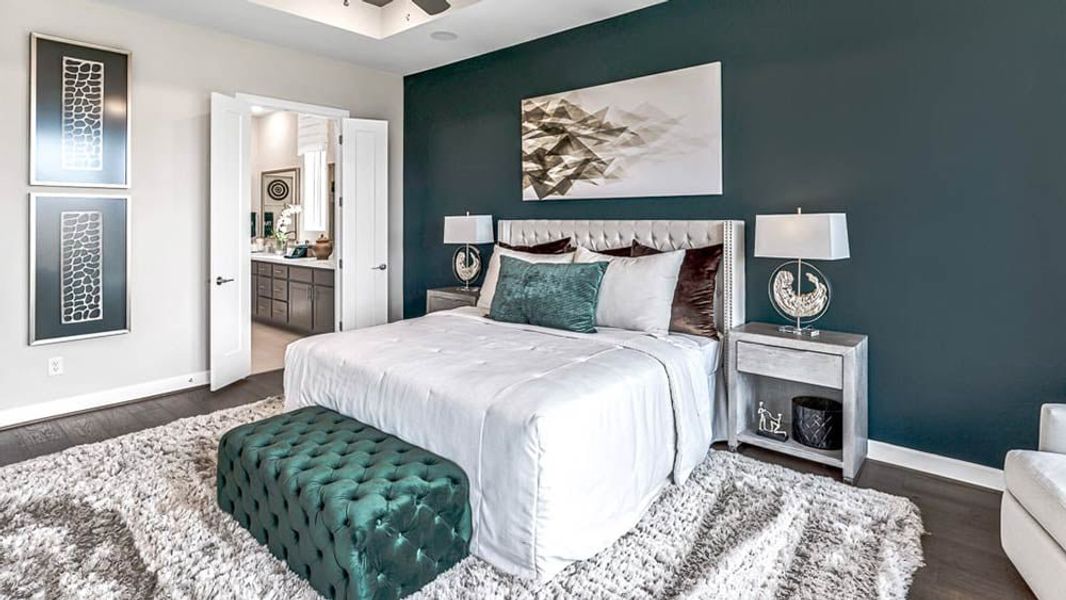 Representative furnished interior of a home built from the Regatta by Taylor Morrison in Avalon at Friendswood, Friendswood (Image 17).