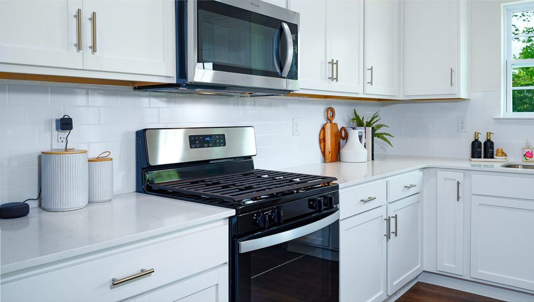 Furnished interior view inside a new home in Tap Root Farms, Fletcher (Image 9).