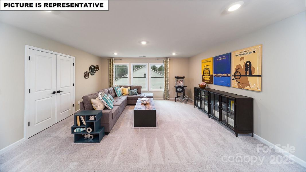 Furnished interior view inside a new home in Falls Cove, Troutman (Image 35).
