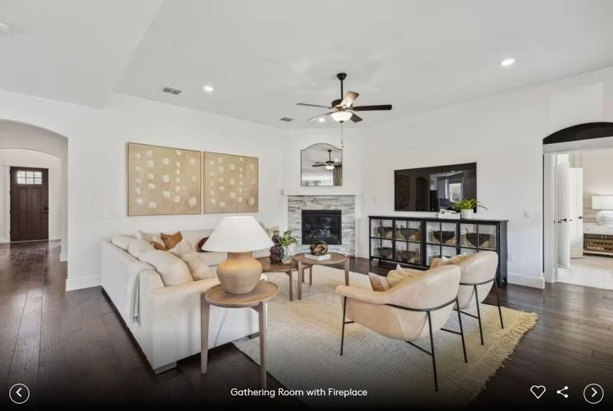 Interior photos- Photo of Pulte model home with same floor plan, not of actual home listed.