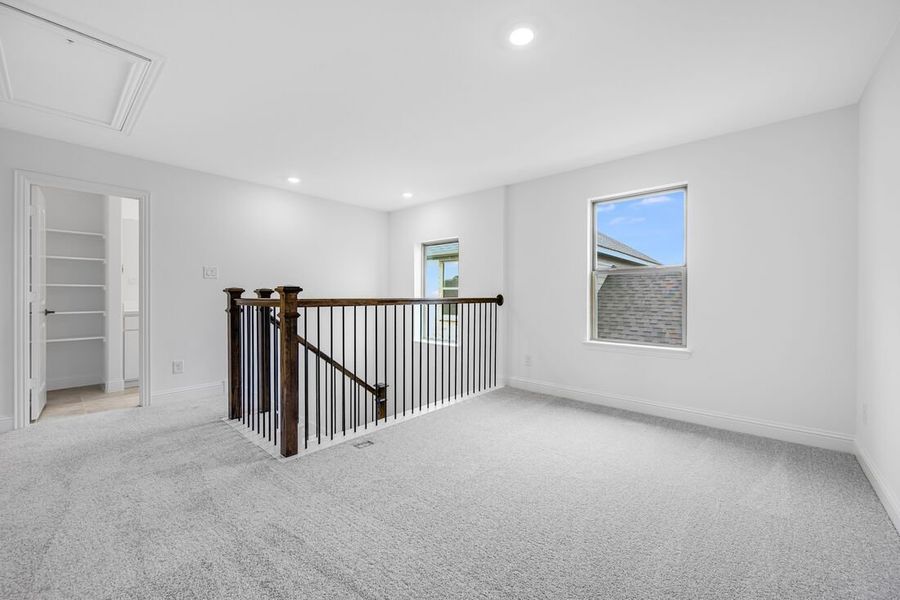 Spacious, unfurnished interior of a new home in Cross Creek Meadows 40s, Celina (Image 10). Spacious, unfurnished interior of a new home in Cross Creek Meadows 40s, Celina (Image 10).