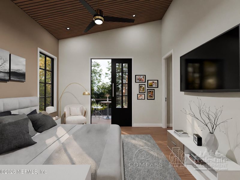 Furnished interior view inside a new home in , Jacksonville (Image 13).