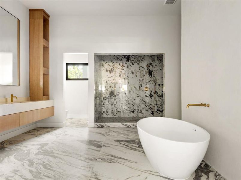 Furnished interior view inside a new home in , Dallas (Image 25).