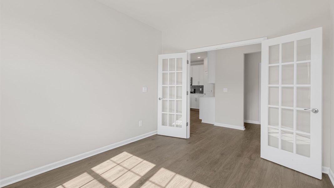 Spacious, unfurnished interior of a new home in The Villas at Kinsley, Jamestown (Image 14).