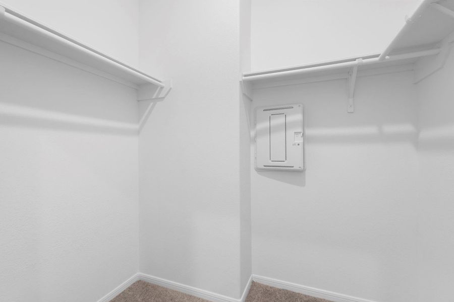 A view of your large primary walk-in Closet A view of your large primary walk-in Closet