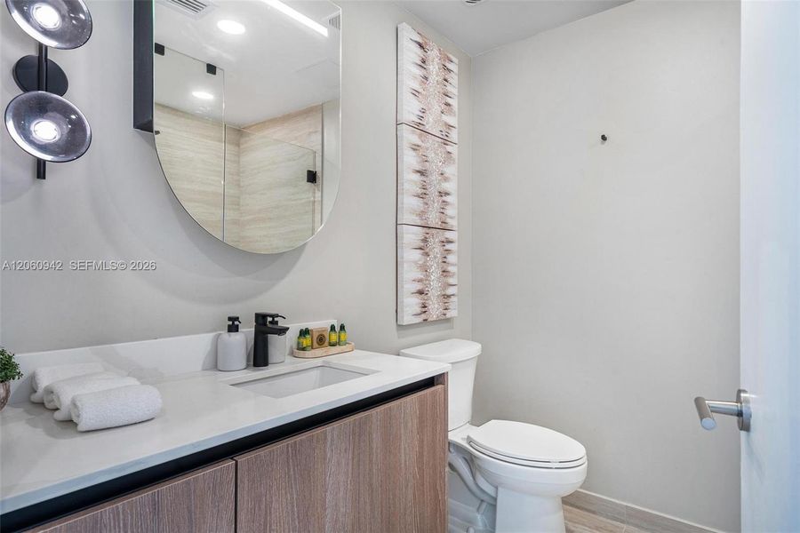 Furnished interior view inside a new home in , Miami Beach (Image 12).
