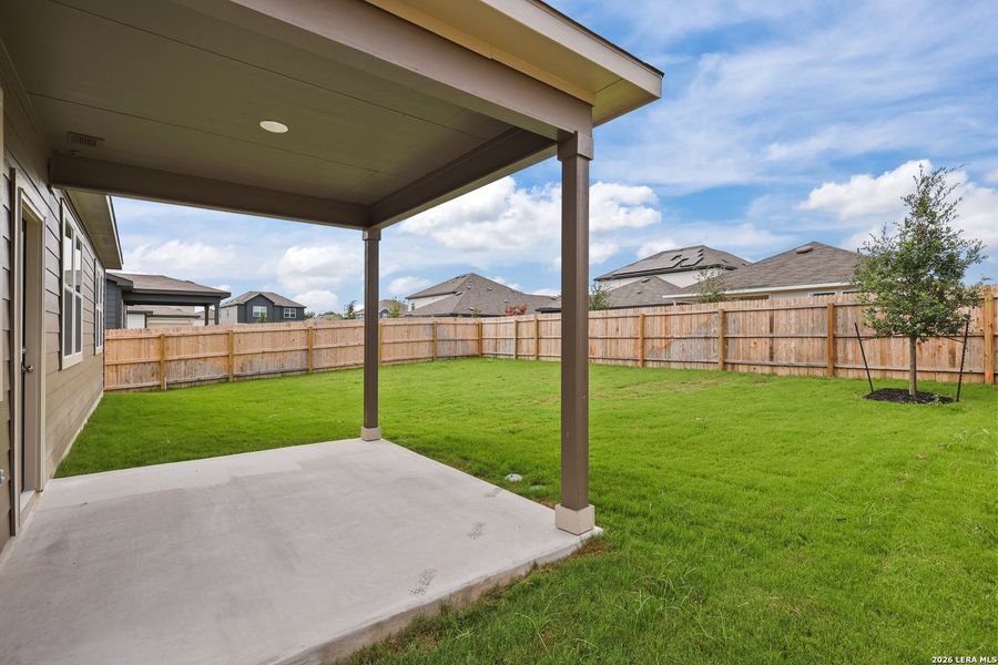 Exterior details and patio area of a home in Cinco Lakes, San Antonio (Image 24). Exterior details and patio area of a home in Cinco Lakes, San Antonio (Image 24).