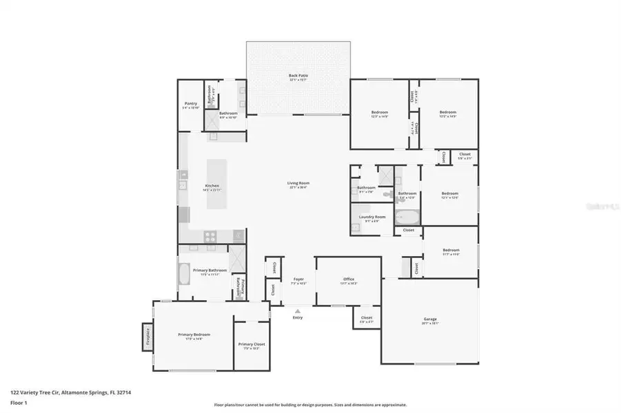 2D floor plan layout of this home in , Altamonte Springs, FL (Image 5). 2D floor plan layout of this home in , Altamonte Springs, FL (Image 5).
