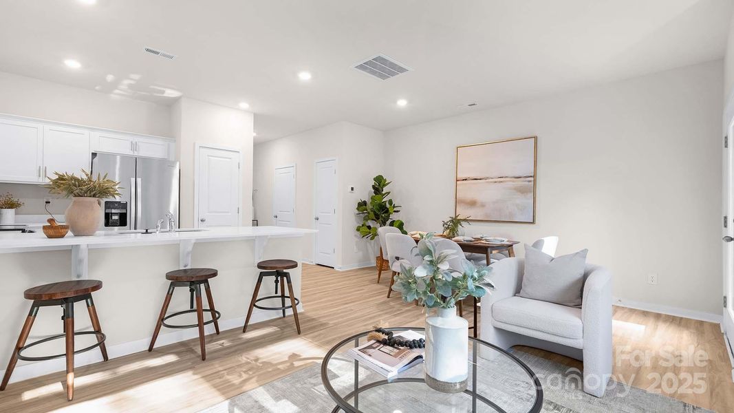Furnished interior view inside a new home in Clark Creek Landing, Lincolnton (Image 24).