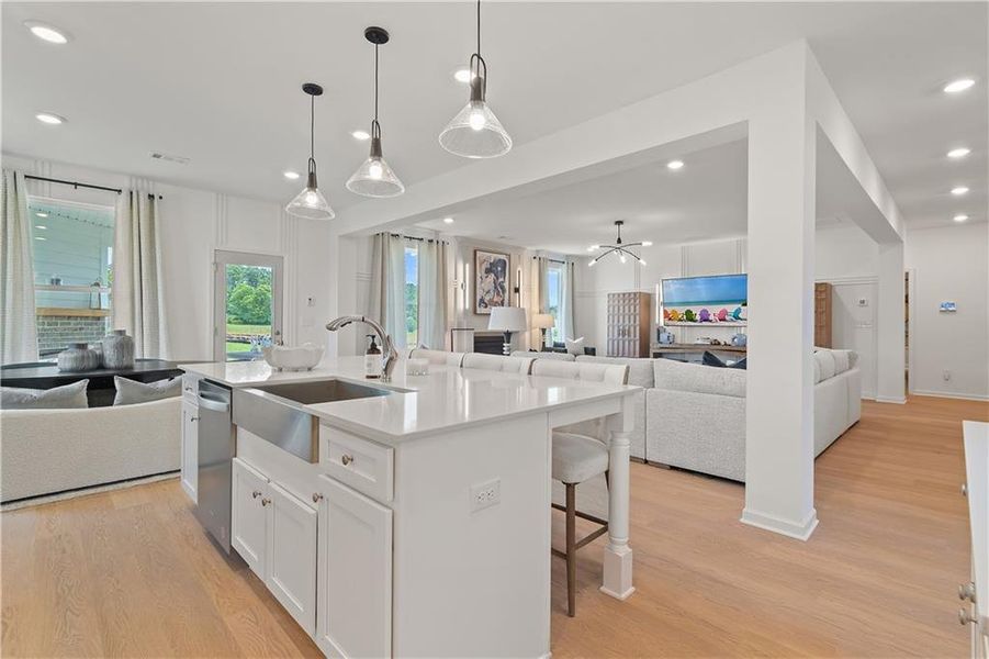 Furnished interior view inside a new home in Westwind Estates, Hampton (Image 42).