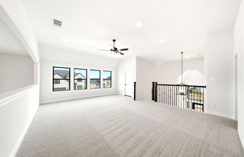 Spacious, unfurnished interior of a new home in Bridgeland 50′, Cypress (Image 40). Spacious, unfurnished interior of a new home in Bridgeland 50′, Cypress (Image 40).