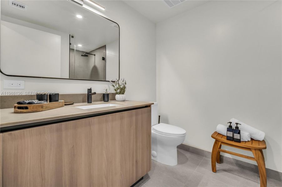 Furnished interior view inside a new home in , Miami (Image 14). Furnished interior view inside a new home in , Miami (Image 14).