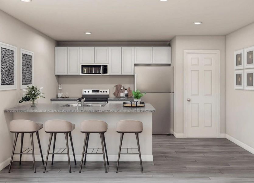 Furnished interior view inside a new home in Stoney Ridge, Hudson (Image 5). Furnished interior view inside a new home in Stoney Ridge, Hudson (Image 5).