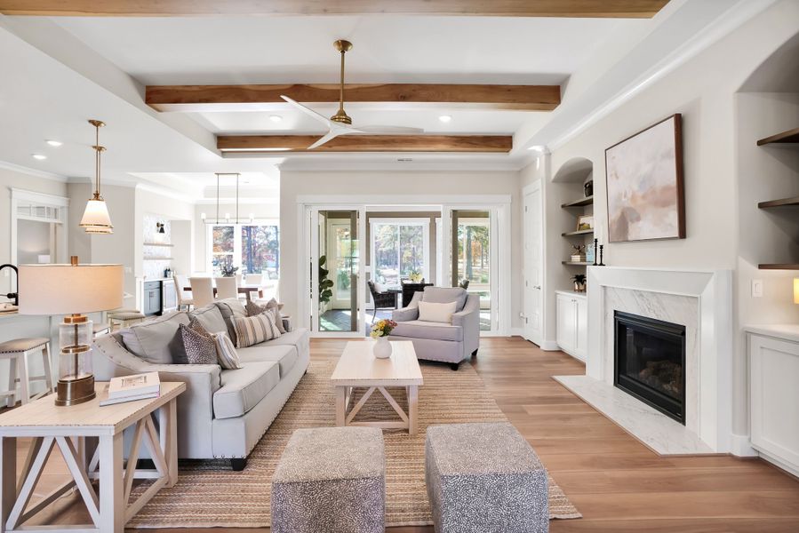 Representative furnished interior of a home built from the Bar Harbour I by Kent Homes in Oyster Harbour, Supply (Image 133).