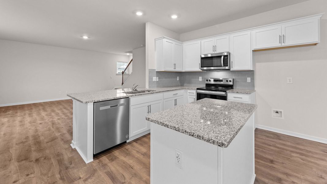 Furnished interior view inside a new home in East Ridge, Ayden (Image 4).