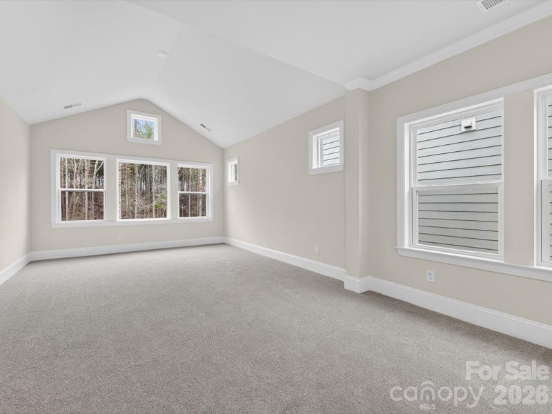 Spacious, unfurnished interior of a new home in North Creek Village, Huntersville (Image 35).