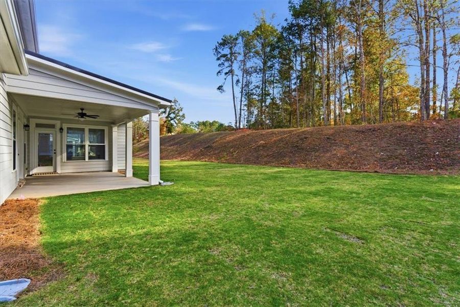 Exterior details and patio area of a home in Ford Landing, Acworth (Image 31).
