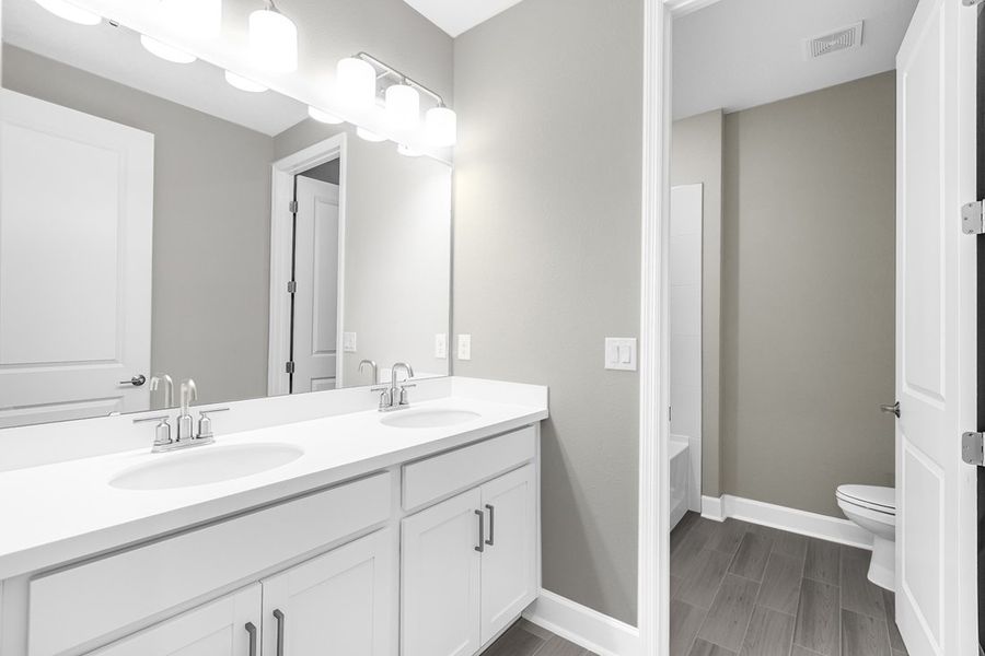 Furnished interior view inside a new home in Osprey Cove, St. Marys (Image 11). Furnished interior view inside a new home in Osprey Cove, St. Marys (Image 11).