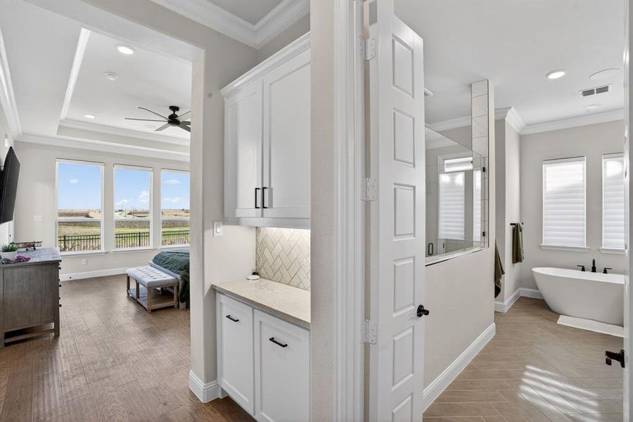 Furnished interior view inside a new home in , Fort Worth (Image 14).