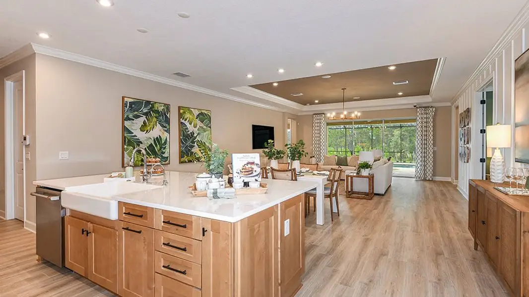 Furnished interior view inside a new home in Timber Ridge, Plant City (Image 6).