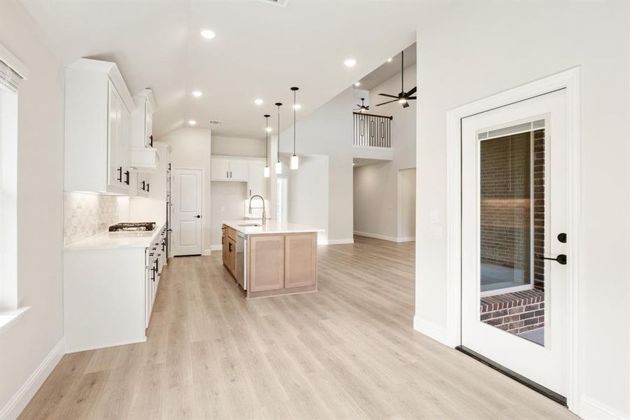 Furnished interior view inside a new home in Woodstone, Providence Village (Image 11).