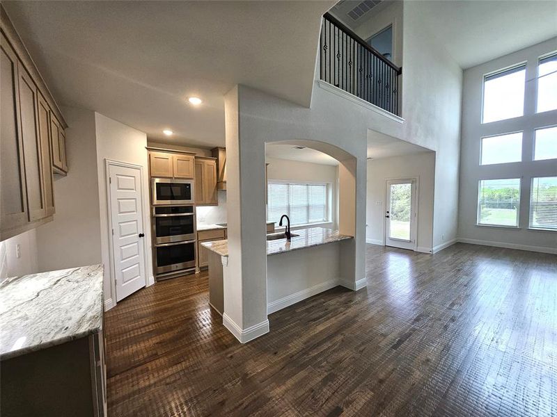 Furnished interior view inside a new home in Trails of Trenton, Trenton (Image 4). Furnished interior view inside a new home in Trails of Trenton, Trenton (Image 4).