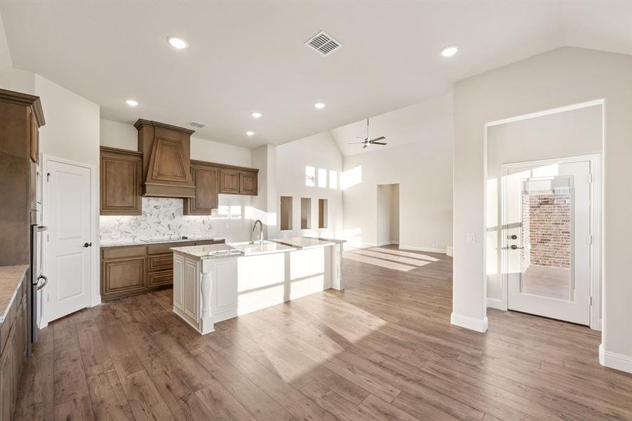 Furnished interior view inside a new home in Coyote Crossing, Godley (Image 9). Furnished interior view inside a new home in Coyote Crossing, Godley (Image 9).