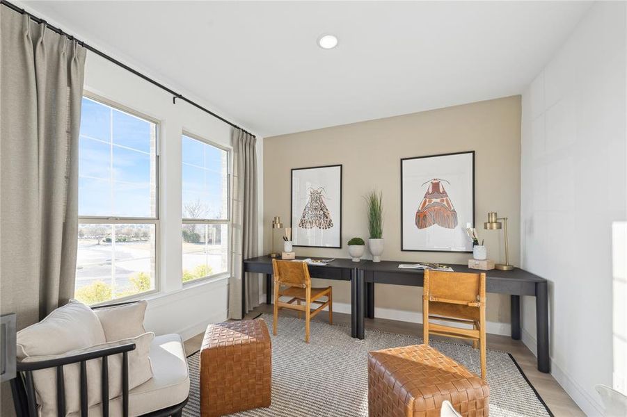 Furnished interior view inside a new home in Wellington, Haslet (Image 6).