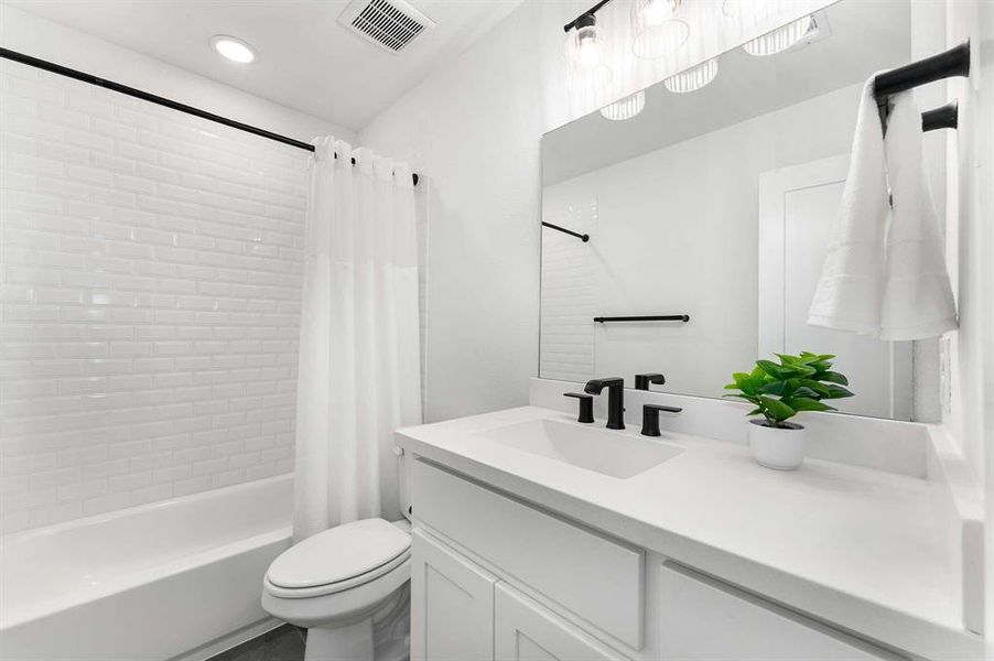 Furnished interior view inside a new home in Mosaic: Classic Series - 50ft. Lots, Celina (Image 11). Furnished interior view inside a new home in Mosaic: Classic Series - 50ft. Lots, Celina (Image 11).