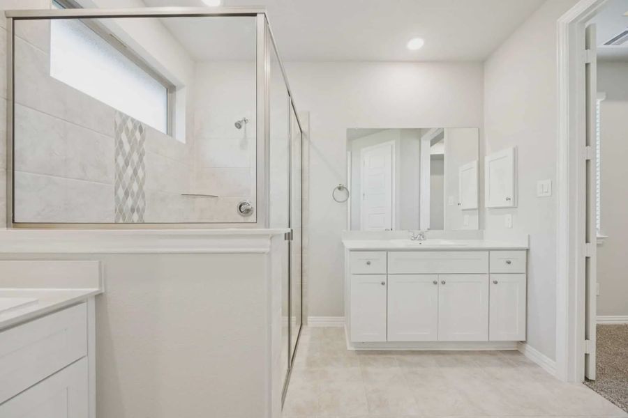 Representative furnished interior of a home built from the Sacramento by Chesmar Homes in Summer Crest, Crowley (Image 8).