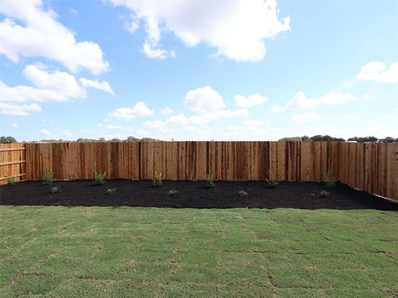 Exterior details and patio area of a home in Barksdale, Leander (Image 4). Exterior details and patio area of a home in Barksdale, Leander (Image 4).