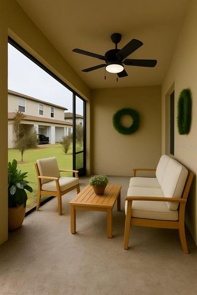 Exterior details and patio area of a home in , New Port Richey (Image 27).