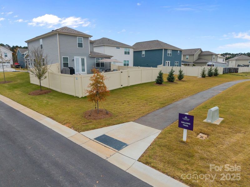 Exterior details and patio area of a home in The Meadows at Asbury Ridge, York (Image 23). Exterior details and patio area of a home in The Meadows at Asbury Ridge, York (Image 23).