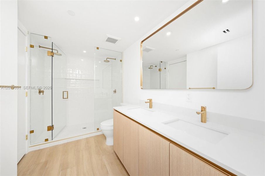 Furnished interior view inside a new home in , Miami (Image 31).