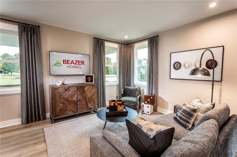 Furnished interior view inside a new home in Hopewell Reserve, Cumming (Image 19).
