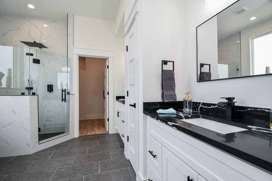 Furnished interior view inside a new home in , Houston (Image 28).