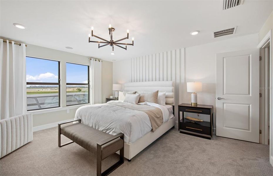 Furnished interior view inside a new home in Grandura, Sarasota (Image 10). Furnished interior view inside a new home in Grandura, Sarasota (Image 10).